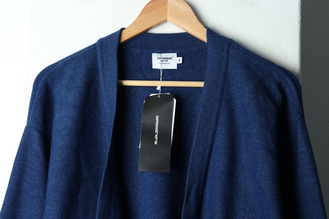 (XL) 에스피오나지 니트 가디건 새상품 블루--2