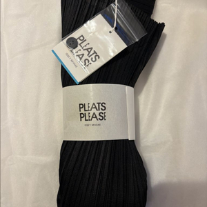 플리츠플리즈 셔츠 블랙 3 새상품