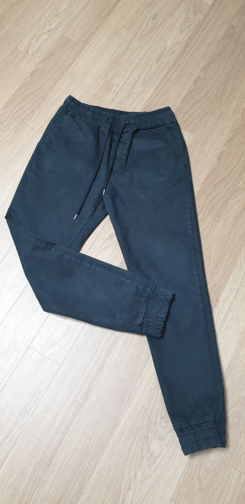 PEACOCK 남성 조거 팬츠 스판 밴딩 L 블랙--6