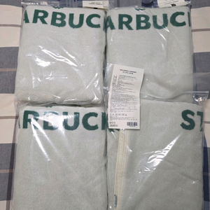 스타벅스 라코스테 콜라보 트렌타월 4장