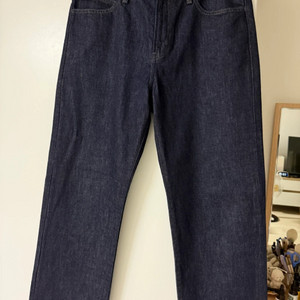 유니클로 JWA 진청 스트레이트진