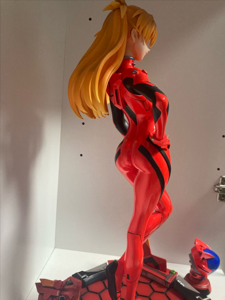 에반게리온 아스카 1/4 레진 피규어 매직큐브 led--6