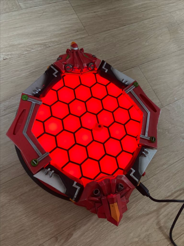 에반게리온 아스카 1/4 레진 피규어 매직큐브 led--7