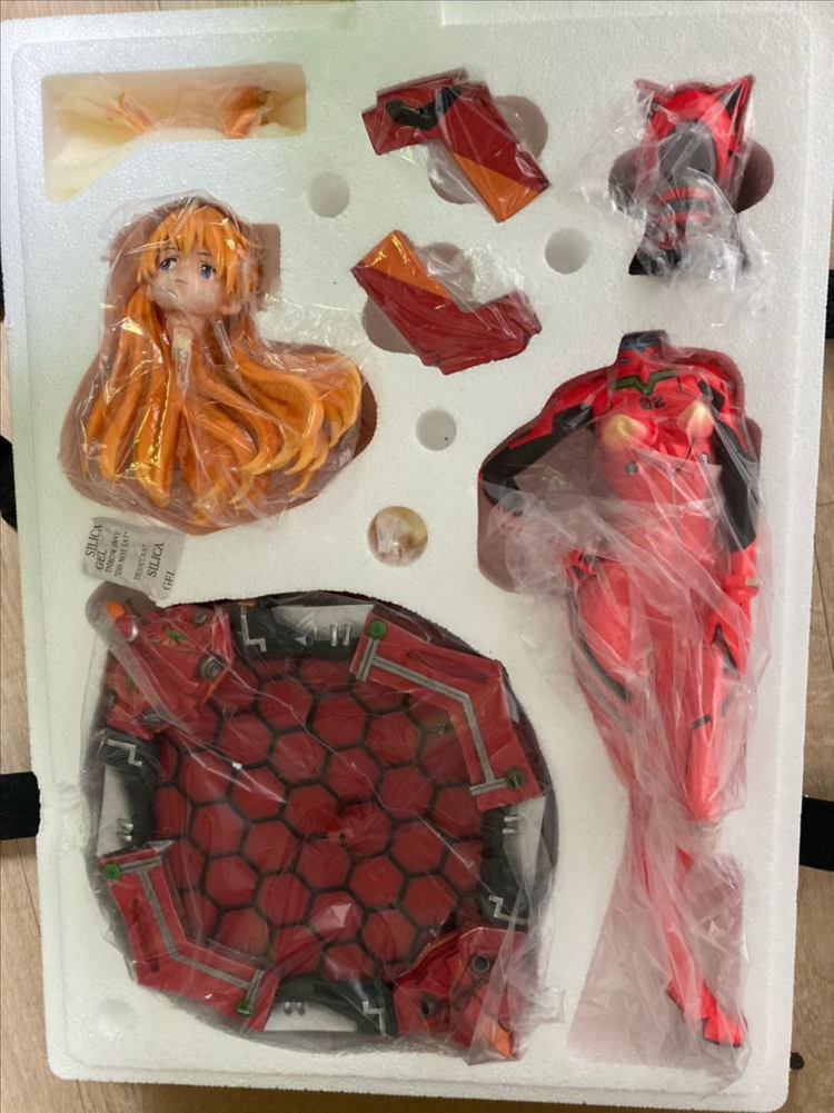 에반게리온 아스카 1/4 레진 피규어 매직큐브 led--8