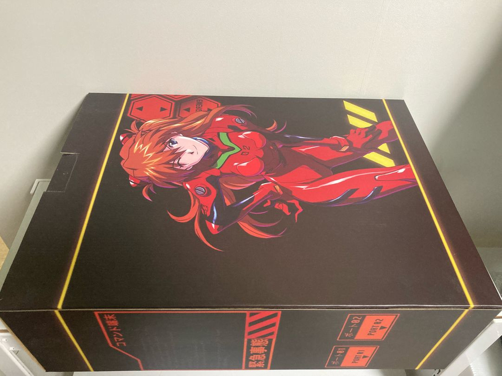 에반게리온 아스카 1/4 레진 피규어 매직큐브 led--9