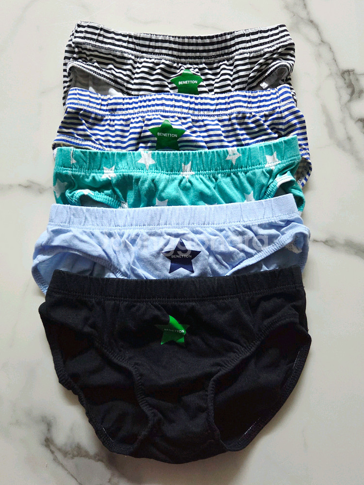 베네통 남아팬티 65사이즈 5장 일괄--0