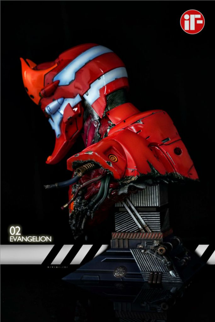 2호기 흉상 에반게리온 피규어 아스카 / if studio evangelion EVA-02--1