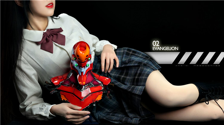 2호기 흉상 에반게리온 피규어 아스카 / if studio evangelion EVA-02--4