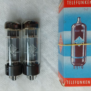 Telefunken 텔레푼켄 EL34. O-O게터 NOS NIB 메치페어 판매