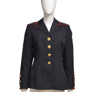 미해병대 80s 여군 정복 전투복 상의 블레이저 자켓 (S) (미사용픔) 이미지
