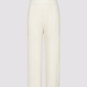 이세이미야케 플리츠플리즈 바지 시커바텀1 일자핏 팬츠 오프화이트 3사이즈