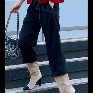 샤넬 넘버프로젝트 헤드투토 스웨이드 롱부츠