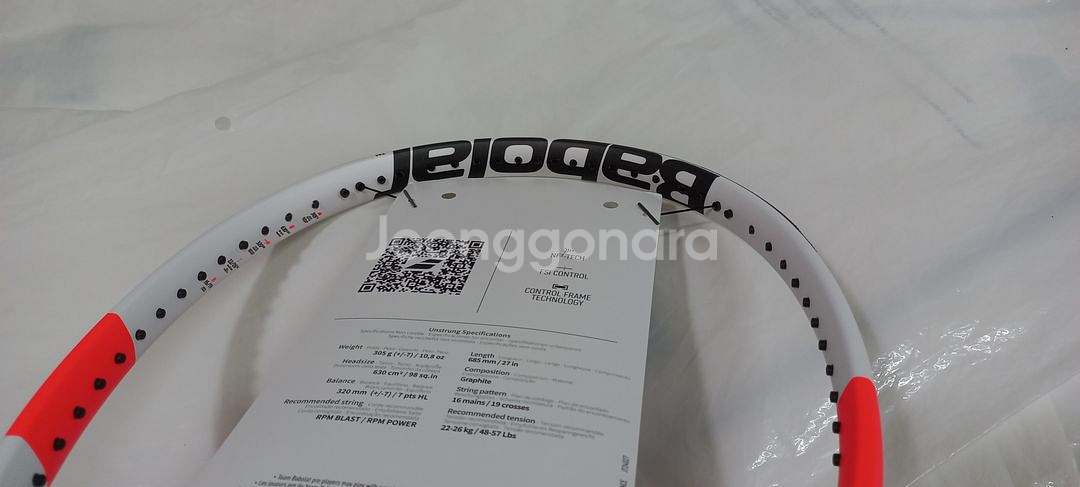 테니스라켓 바볼랏 2024 퓨어스트라이크 16*19 (305g)--7