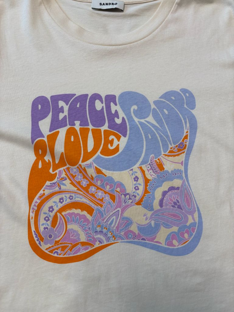 sandro 산드로 여성 반팔 티셔츠--1