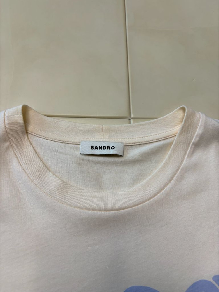sandro 산드로 여성 반팔 티셔츠--2