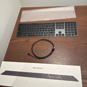 애플 매직키보드 with numeric 스페이스그레이 (키패드) Apple Magic Keyboard