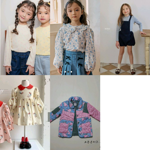 봄가을 L 120호 9호 티셔츠 블라우스 오버롤 원피스 자켓 상하복 청바지 / 소예 옐로우팩토리 베베드피노