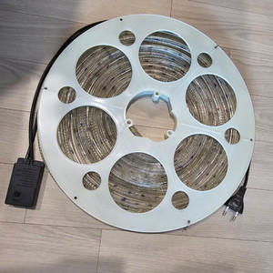 무지개색 불빛조절형 줄네온