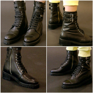 쇼쉬르라팡 워커 찐가죽 ㅡ새상품 235mm