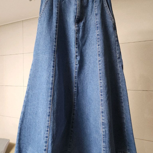 데님 롱 스커트와 쉬폰 롱 스커트 총 롱치마 4가지