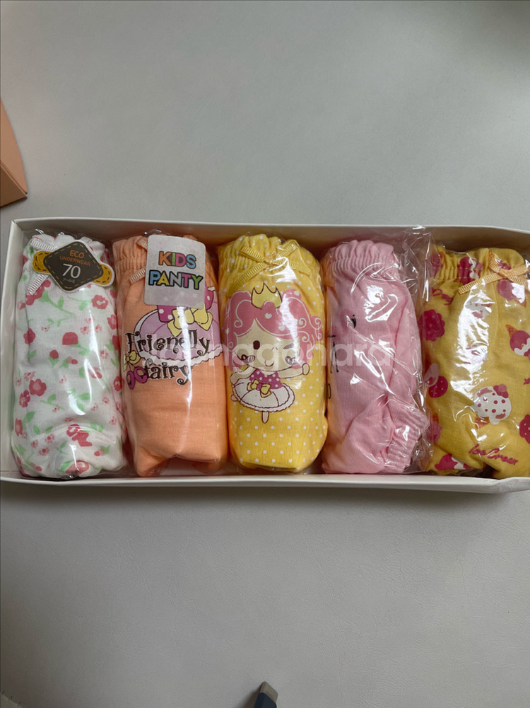새상품 여아 무형광 면팬티 70호--1