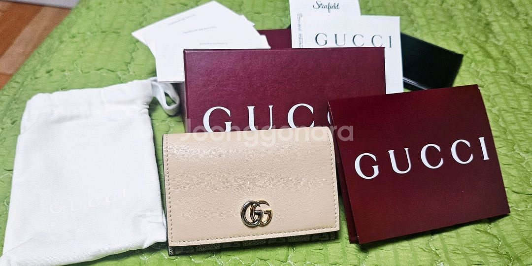 꾸찌 마몽 카드지갑 (스타필드 꾸찌 매장 정품)--0