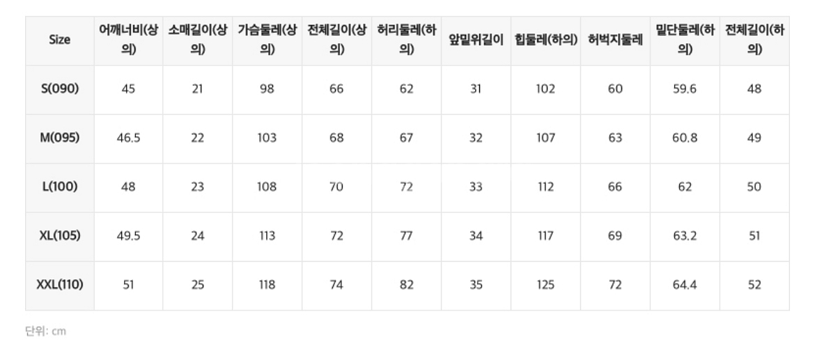 미개봉)스파오 농담곰 반팔잠옷 L--3