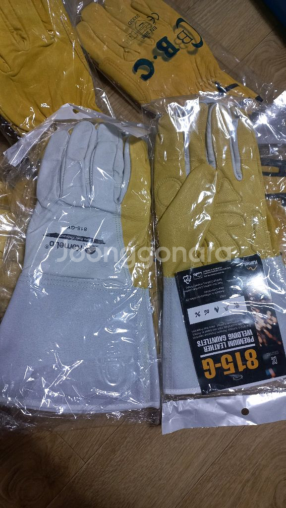 용접 장갑3가지 83개 일괄 20만원--1