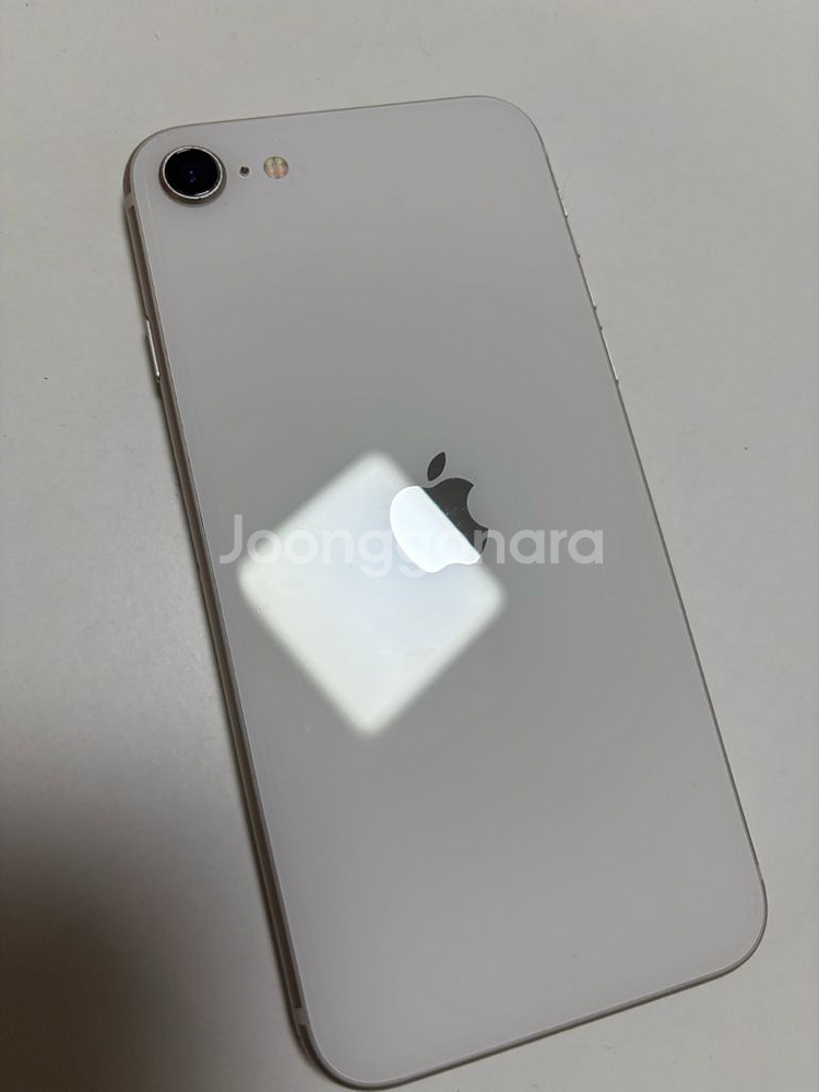 아이폰se3 스타라이트 128g 화이트베젤--1