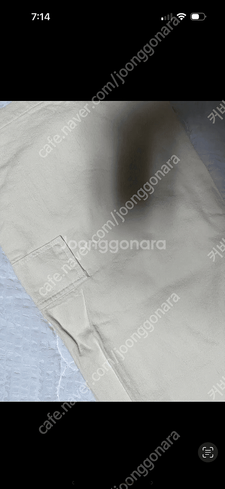 택포)자라 로우라이즈 와이드 카고팬츠--5