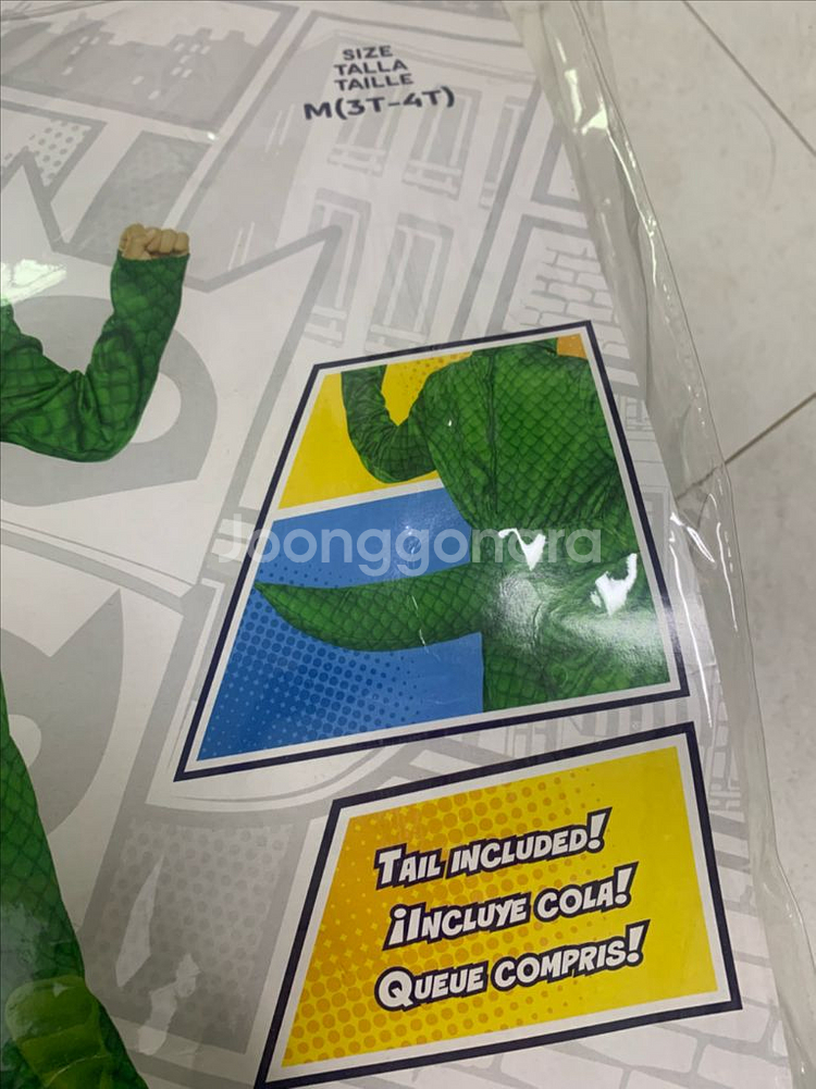 PJMask 피제이마스크 게코 코스튬 3-4세--1