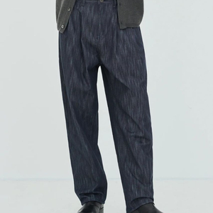 페이탈리즘 투턱 와이드 인디고 데님 블루 이미지