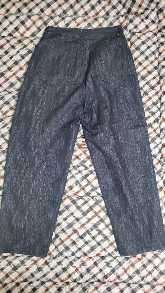 페이탈리즘 투턱 와이드 인디고 데님 블루 이미지