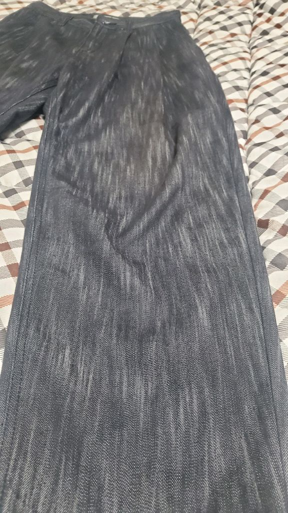 페이탈리즘 투턱 와이드 인디고 데님 블루 이미지