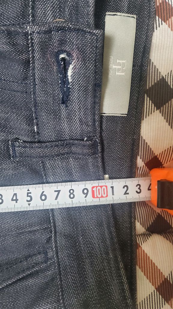 페이탈리즘 투턱 와이드 인디고 데님 블루 이미지