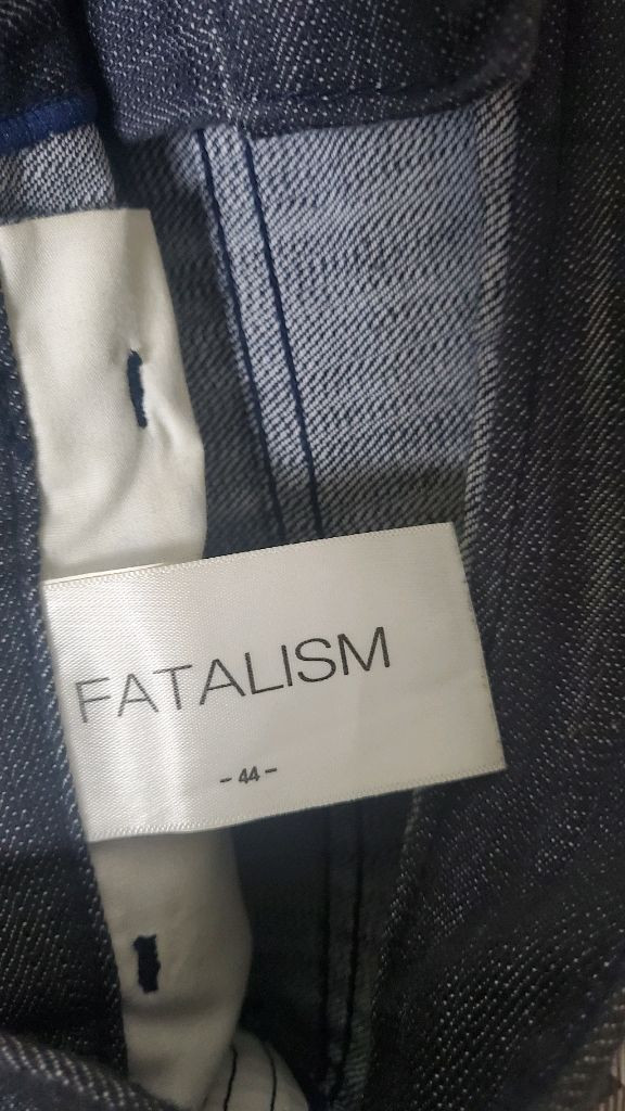 페이탈리즘 투턱 와이드 인디고 데님 블루 이미지