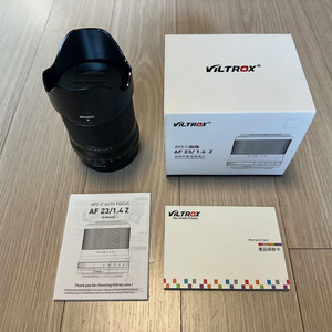 니콘Z마운트 빌트록스 23mm F1.4 렌즈 팝니다