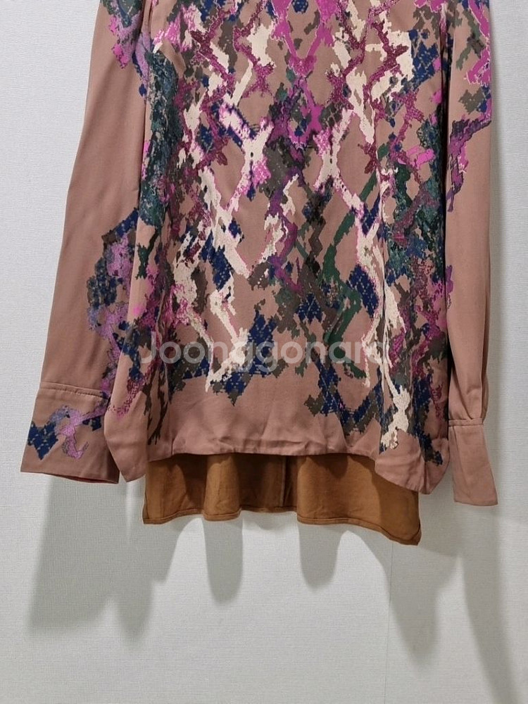 마인(MINE) 패턴 블라우스--2