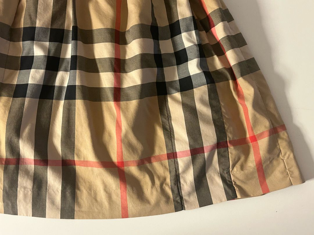 버버리 키즈 체크스커트(14y)--2