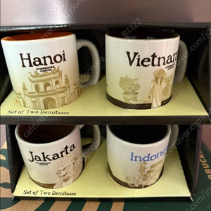 스타벅스 시티머그 시티컵 베트남 하노이, 방콕태국 데미타세