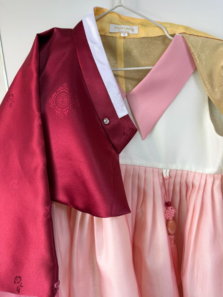 모리앙 한복 7세 여아 한복 팝니다.--6