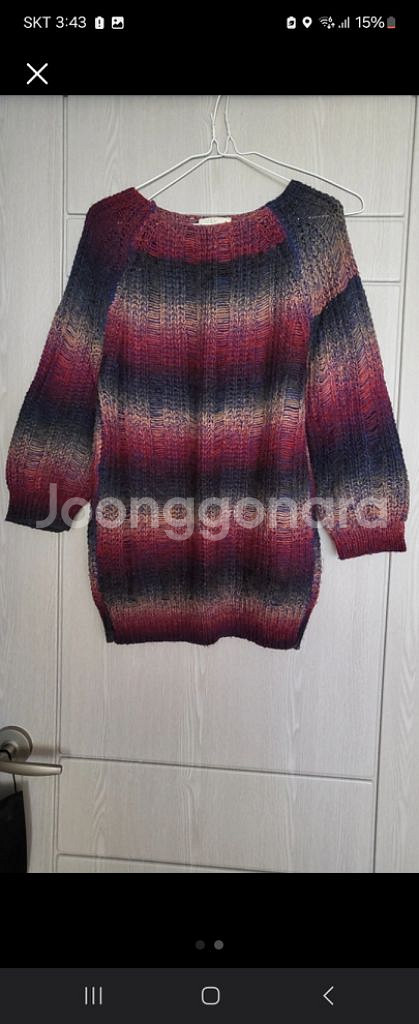 루즈핏 혼방니트(프리사이즈)실착1~2회--0