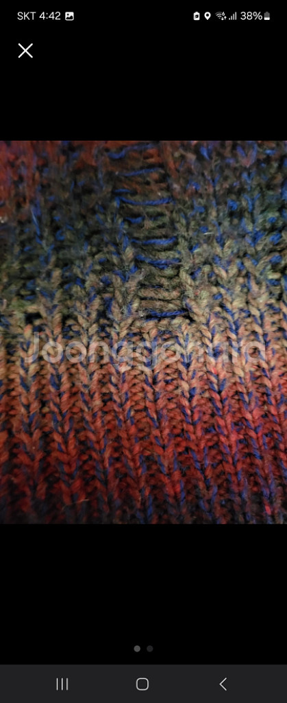 루즈핏 혼방니트(프리사이즈)실착1~2회--1