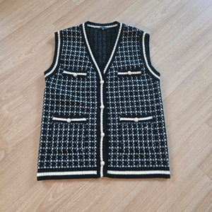 STUDIO LAP 트위드 베스트 조끼