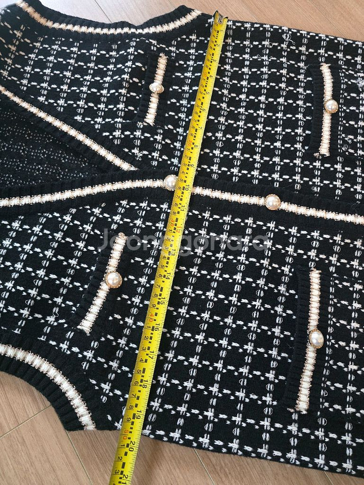 STUDIO LAP 트위드 베스트 조끼--5