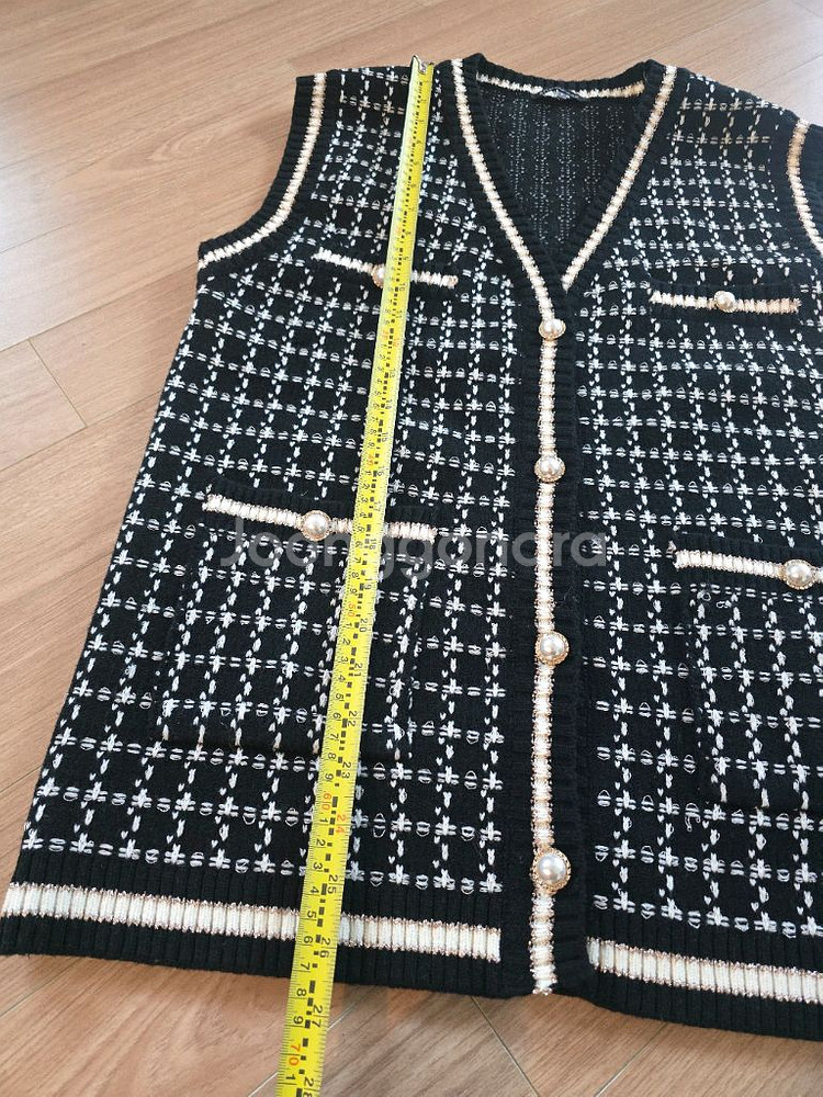 STUDIO LAP 트위드 베스트 조끼--6