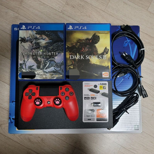 PS4 CUH-1205B 1TB (게임타이틀2종)(악세사리포함)