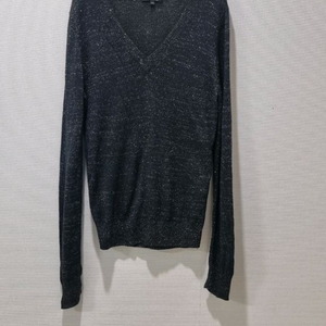 A.P.C. 아페쎄 블랙 글리터 V넥 루즈핏 니트 (M)