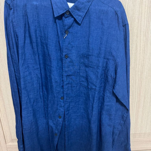 [새상품]유니클로 린넨셔츠 /블루 / Xl