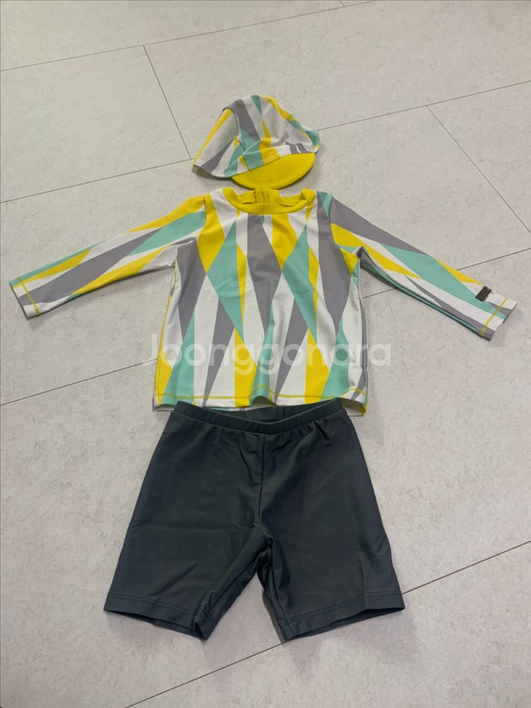 킨더스펠 아기 래쉬가드 세트 M(12-24개월용)--0